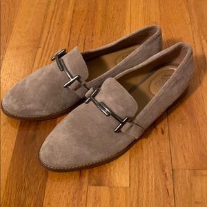 Suede loafers
